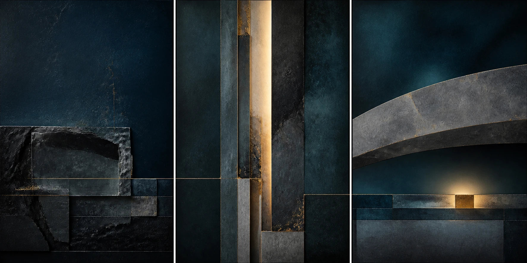Held Horizon one-of-one voice portrait shown across three panels